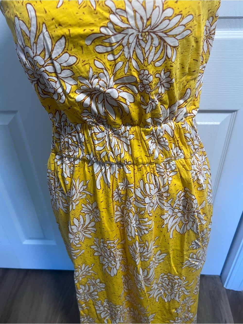 ME+EM Dahlia Print Gather Detail Maxi Dress - Picture 2 of 5